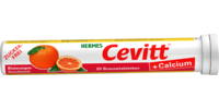 HERMES Cevitt+Calcium Blutorange Brausetabletten